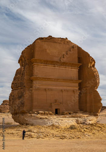 Mada'in Saleh (Al-Ḥijr & Hegra) archaeological site near Al Ula, Saudi Arabia