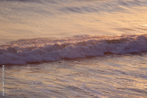 Ocean waves at Sunrise