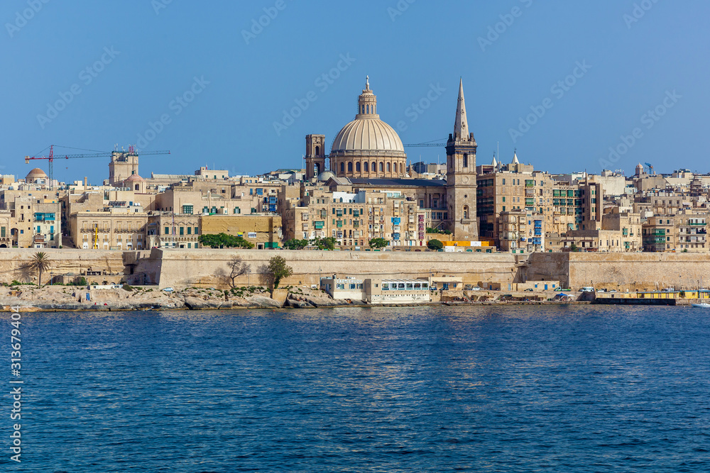 An amazing view of the capital city of Malta