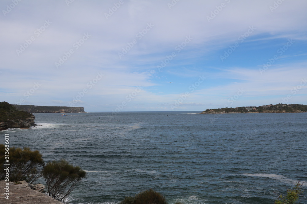 View to South Head and North Head Sydney, Australia