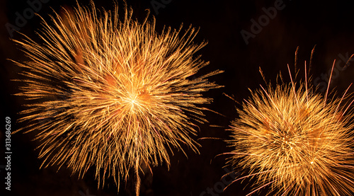 Nice, colorful fireworks ab...