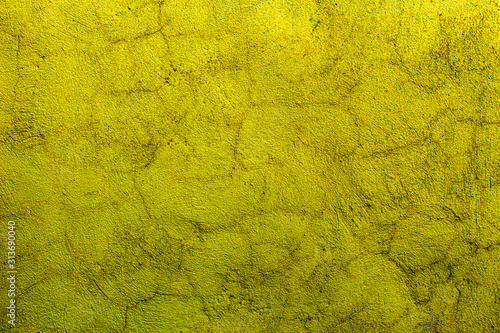 Abstract textured background in lemon yellow