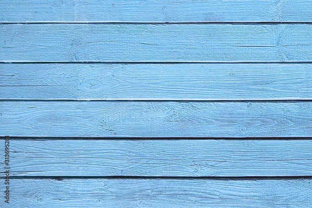 Obraz premium background of old retro blue vintage aged Wooden texture