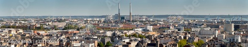 Obraz na płótnie Europe, France, Normandy, Le Havre panorama w salonie