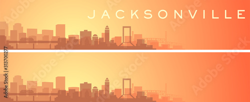 Jacksonville Beautiful Skyline Scenery Banner
