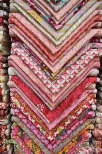 Wallpaper Mural Stack of red fabric Torontodigital.ca