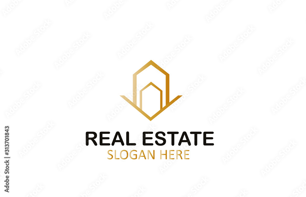 Real Estate Logo Design Vector Real Estate Logo Design Vector