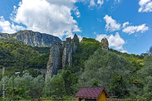 Ritlite - rock formations at Iskar River Gorge, Balkan Mountains, Bulgaria