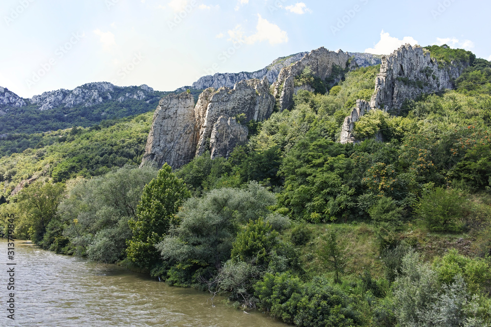 Ritlite - rock formations at Iskar River Gorge, Bulgaria