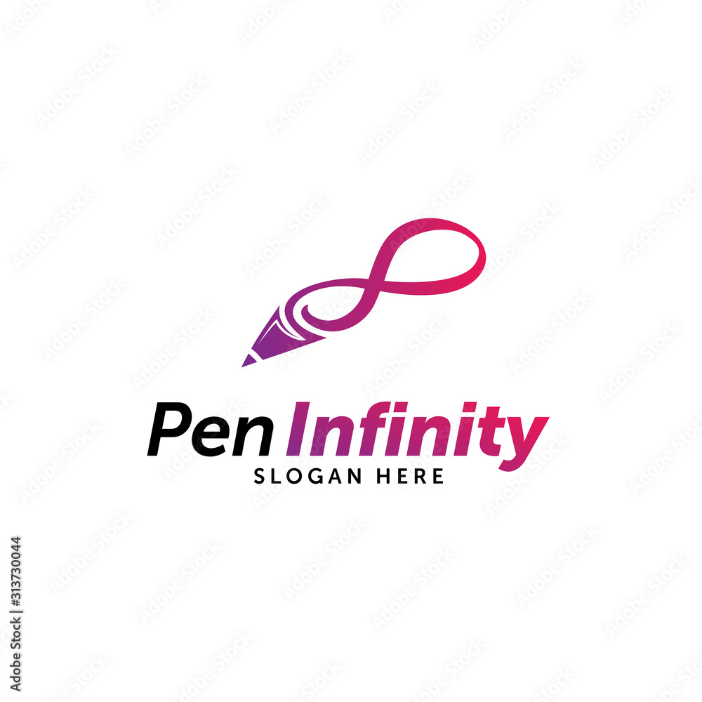 pen logo vector design inspiration