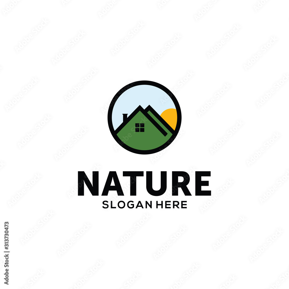 Nature logo Vector Design Template Nature logo Vector Design Template