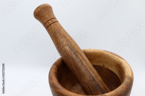Closeup of Mortar and Pestle