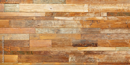 デコラティブな木製ボードの背景素材