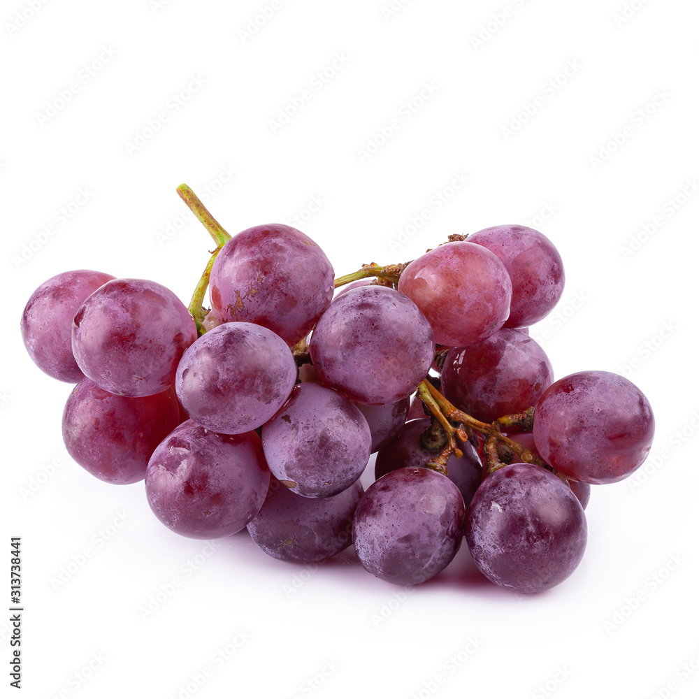 Red Grapes isolated on a white background. Red Grapes isolated on a white background.