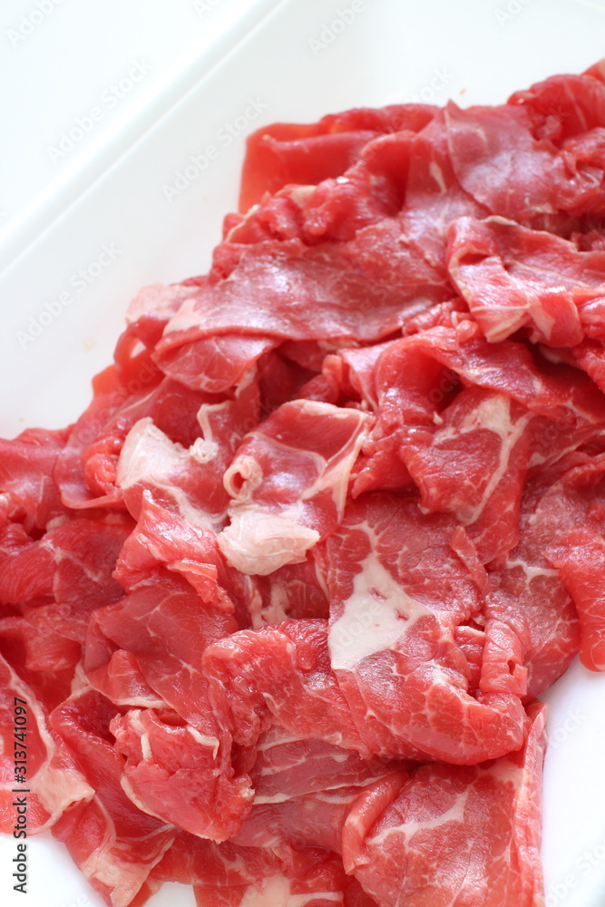 Freshness sliced beef for prepared ingredient Freshness sliced beef for prepared ingredient
