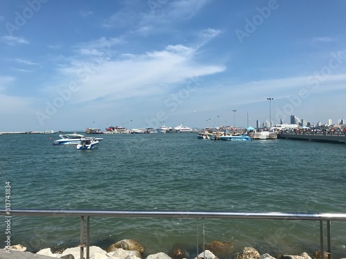 boats in harbor