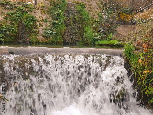 edessa city,  pozar waterfalls and thermal waters greece photo