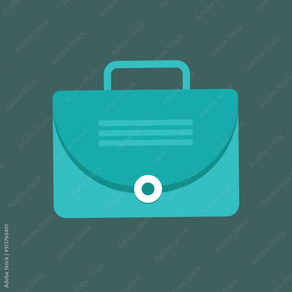 Suitcase icon. Bag and business design. vector graphic Suitcase icon. Bag and business design. vector graphic