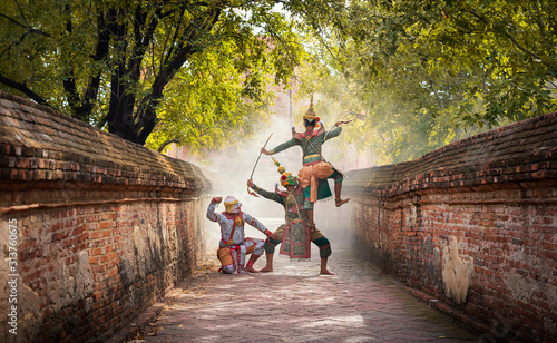 Canvastavla Khon is a dance drama genre from Thailand
