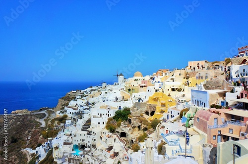 santorini island in greece