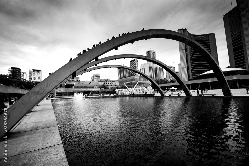 Naklejka premium photos from toronto canada