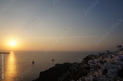 santorini island in greece