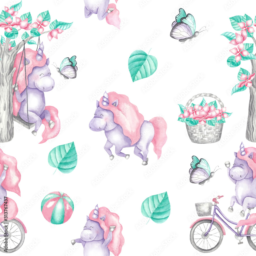 Unicorns pattern