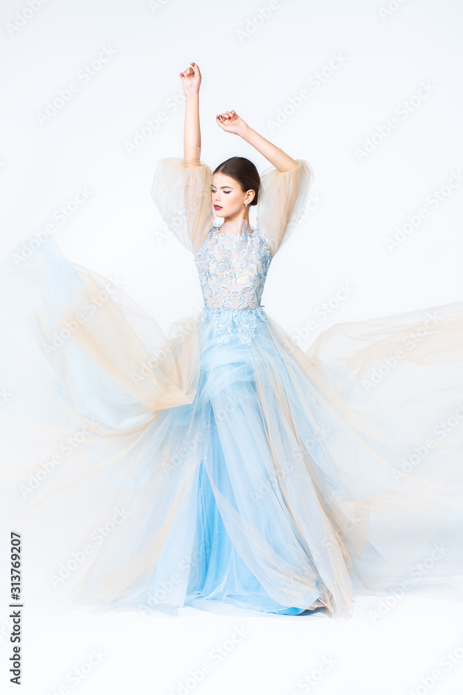 Naklejka premium posing in studio