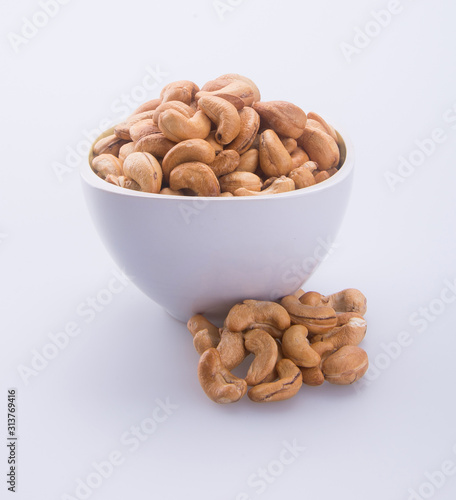 nuts or cashew nuts on the background new.