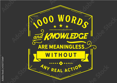 Real Action vs. Words: Why Knowledge Alone is Not Enough for Success