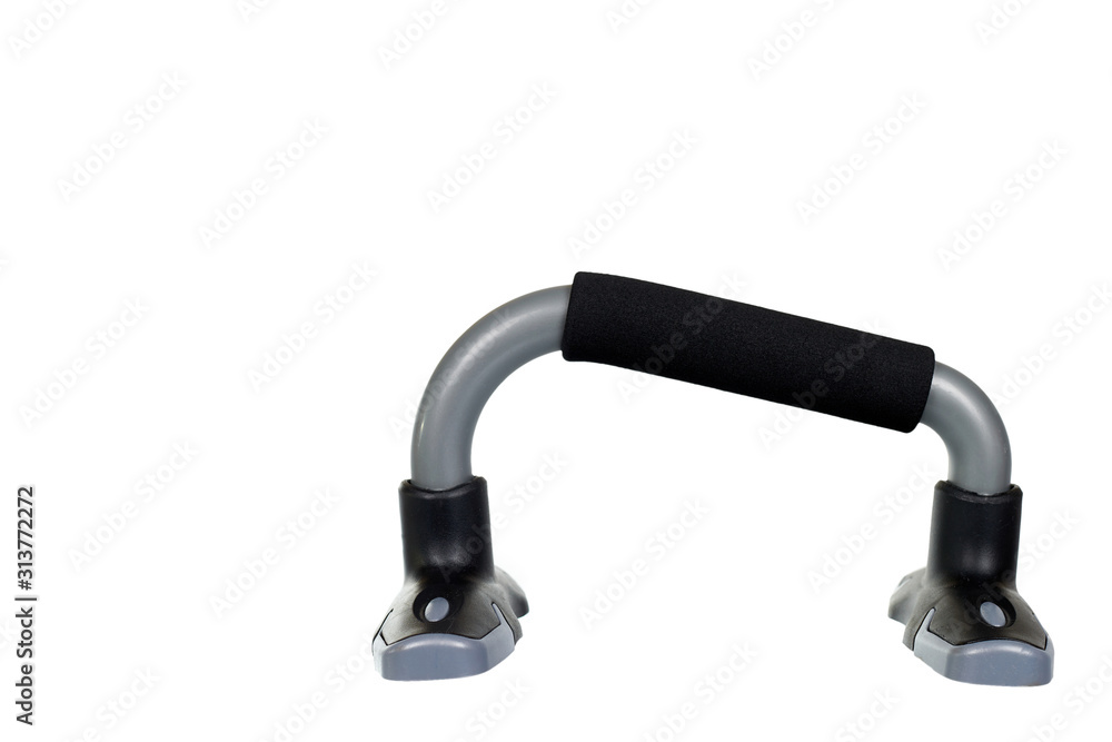 Plastic stands for push ups, sport equipment. Plastic stands for push ups, sport equipment.