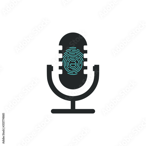 podcast logo with security illustration
