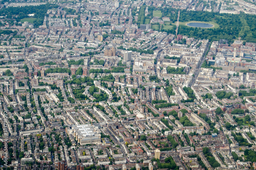 Chelsea and West Kensington, Aerial View Chelsea and West Kensington, Aerial View