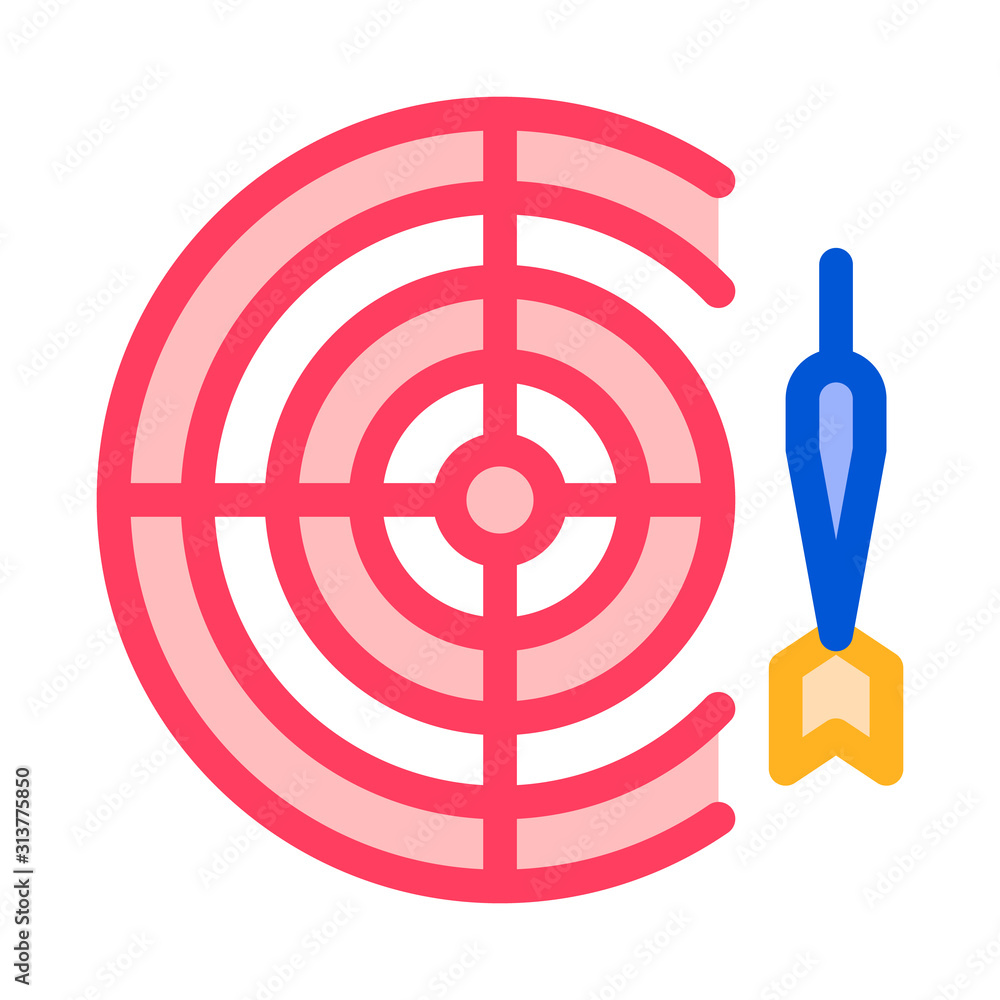 Interactive Kids Game Darts Vector Thin Line Icon. Baby Pub Bar Play Game With Dart And Board Children Playing Gaming Items Pieces Linear Pictogram. Joyful Things Contour Illustration Interactive Kids Game Darts Vector Thin Line Icon. Baby Pub Bar Play Game With Dart And Board Children Playing Gaming Items Pieces Linear Pictogram. Joyful Things Contour Illustration