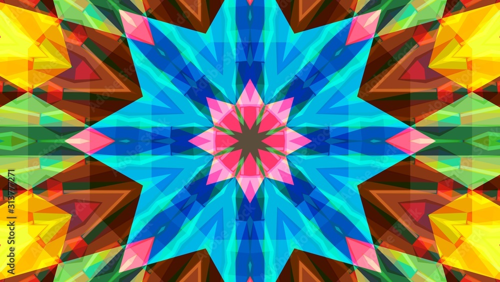 Kaleidoscope Mandala Art Design Abstract Background Kaleidoscope Mandala Art Design Abstract Background