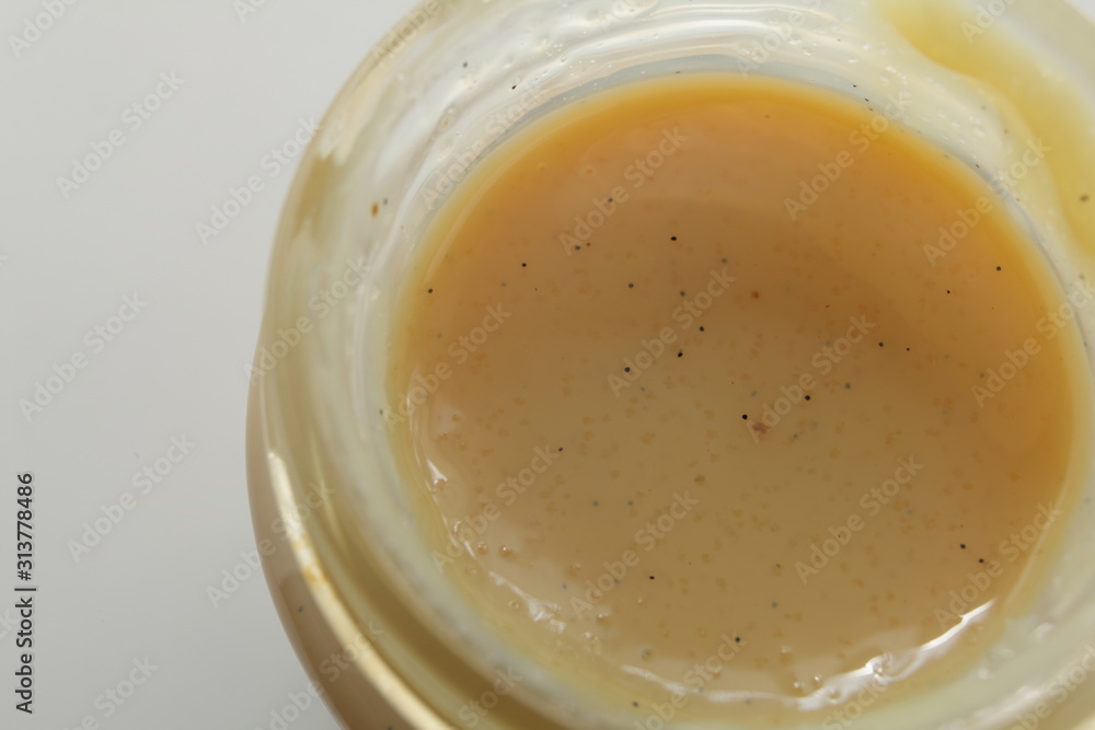 vanilla condensed milk in jar bottle for sweet seasoning vanilla condensed milk in jar bottle for sweet seasoning