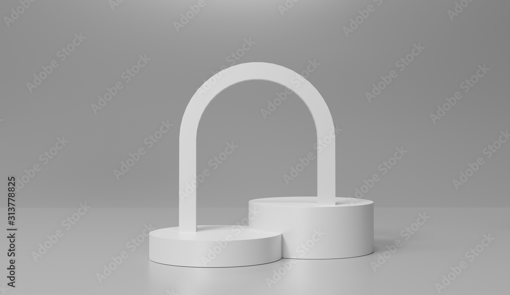 3d abstract minimal geometric forms. Glossy luxury podium for your design. Pastel color scene for show product. Fashion show stage 3d abstract minimal geometric forms. Glossy luxury podium for your design. Pastel color scene for show product. Fashion show stage