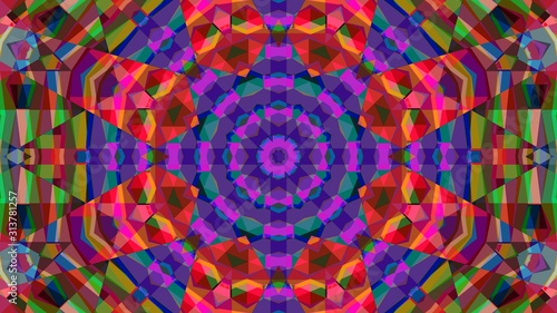 Wallpaper Mural Kaleidoscope Mandala Art Design Abstract Background Torontodigital.ca