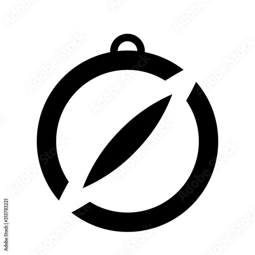 Compass icon. Pictogram for website or mobile app. Vector stock illustration eps10.