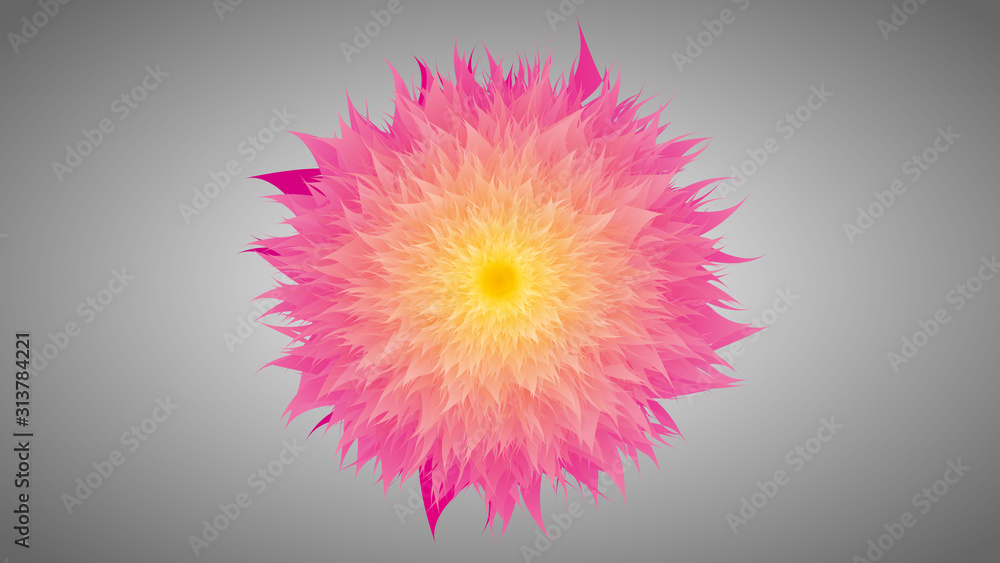 Obraz premium Floral blending design