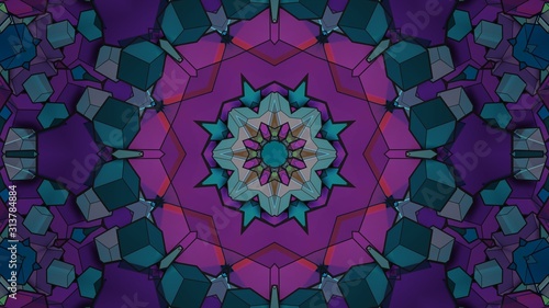 Wallpaper Mural Kaleidoscope Mandala Art Design Abstract Background Torontodigital.ca
