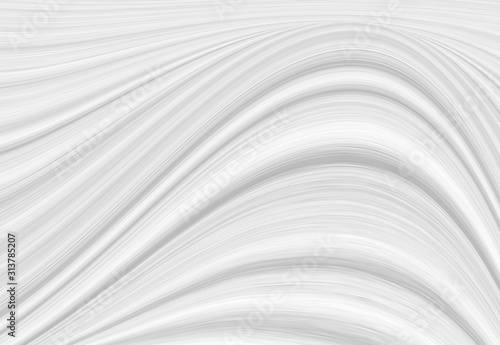 Fototapeta Naklejka Na Ścianę i Meble -  White background 3 d with elements of waves in a fantastic abstract design, the texture of the lines in a modern style for wallpaper. Light gray template for wedding ceremony or business presentation.