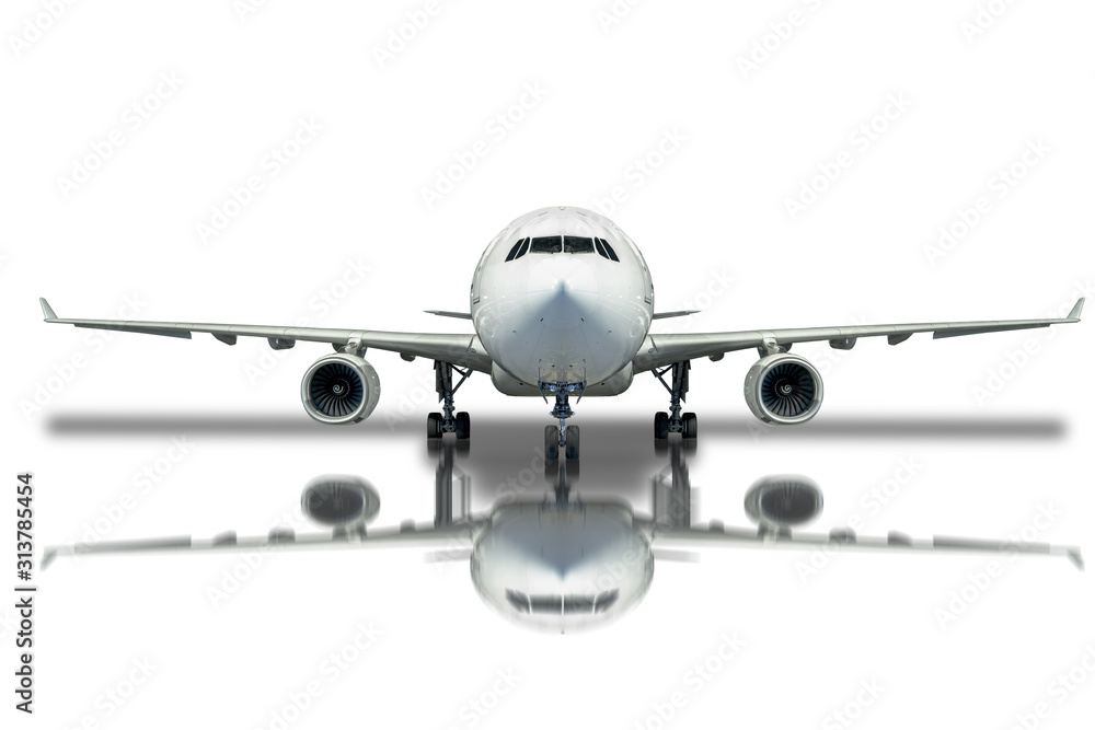 real aircraft isolated on white real aircraft isolated on white