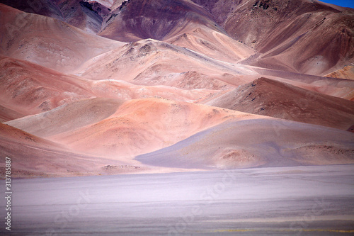 Colourful rocks at the Puna de Atacama, Argentina photo