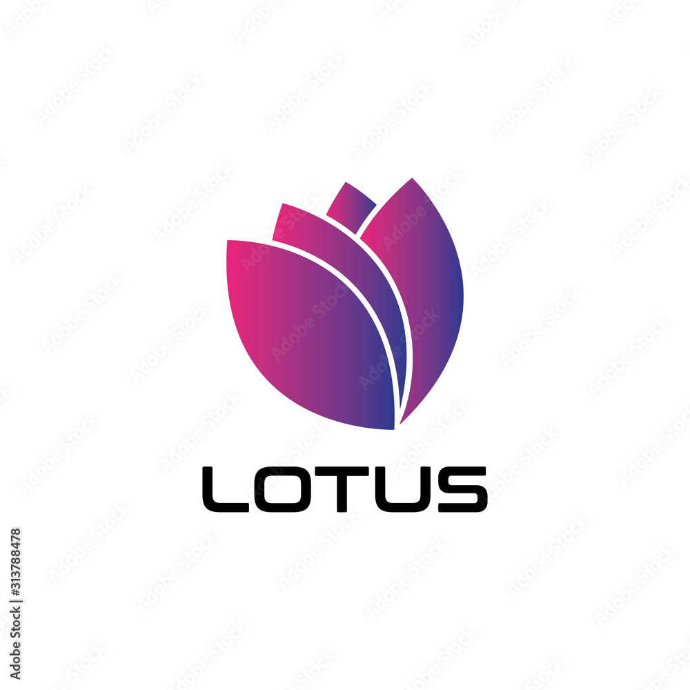 Beauty LOTUS flower vector design logo Template icon Beauty LOTUS flower vector design logo Template icon