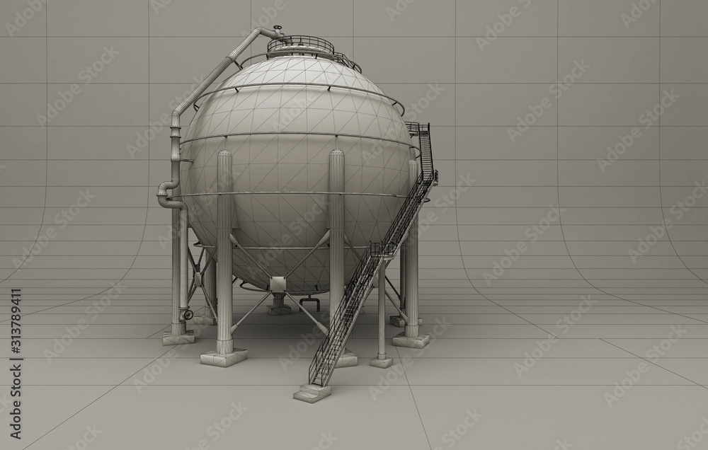 Spherical Tank Horton Sphere Spherical Pressure Vessel For Storage