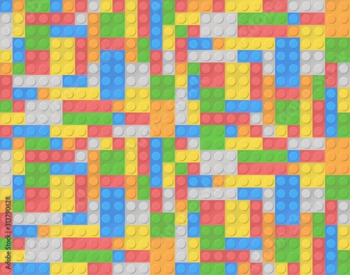 Seamless color geometrical background.