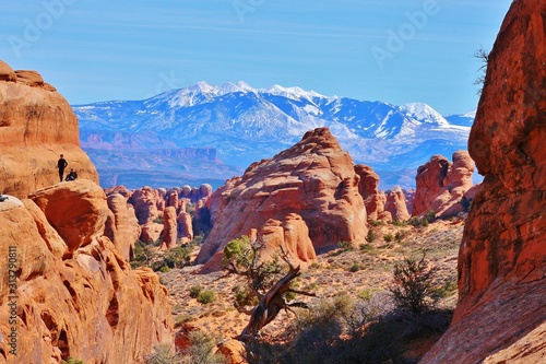 Stunning Arches National Park with impressive sandstone rock formations