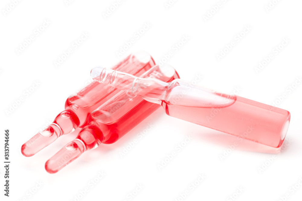Ampoules with special serum for skin care Ampoules with special serum for skin care
