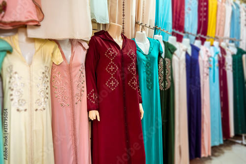 Caftan, Moroccan traditional women dresses photo